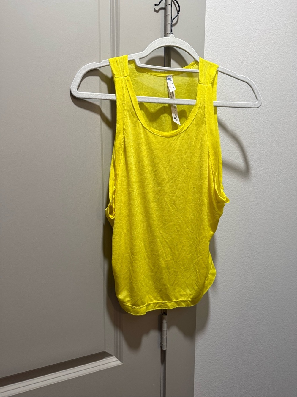 FP Movement by Free People Neon Yellow Scoop Neck Tank